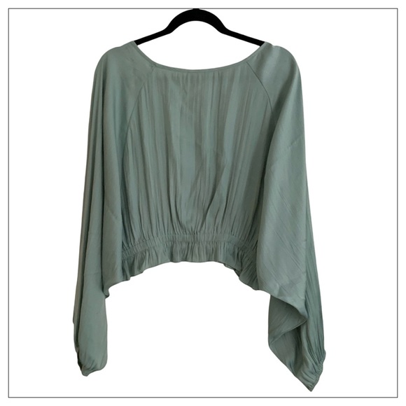 ✨Free People Mint Green Blouse And Skirt Set✨ - Picture 3 of 5